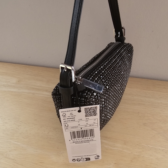 NWT Mango crystal shoulder bag - Picture 8 of 12